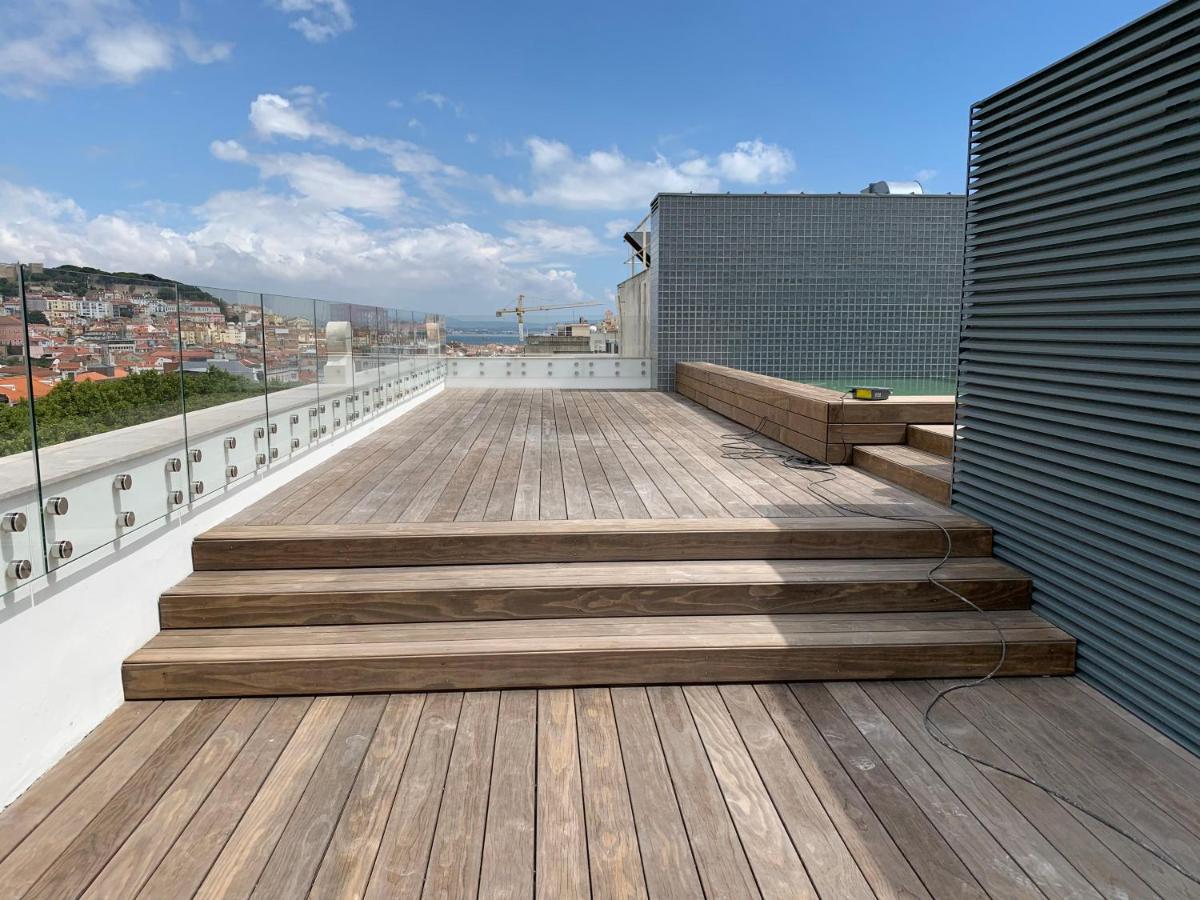 Apartamento New!! Luxury Avenida Da Liberdade Flat- With Rooftop And Pool Lisboa Exterior foto