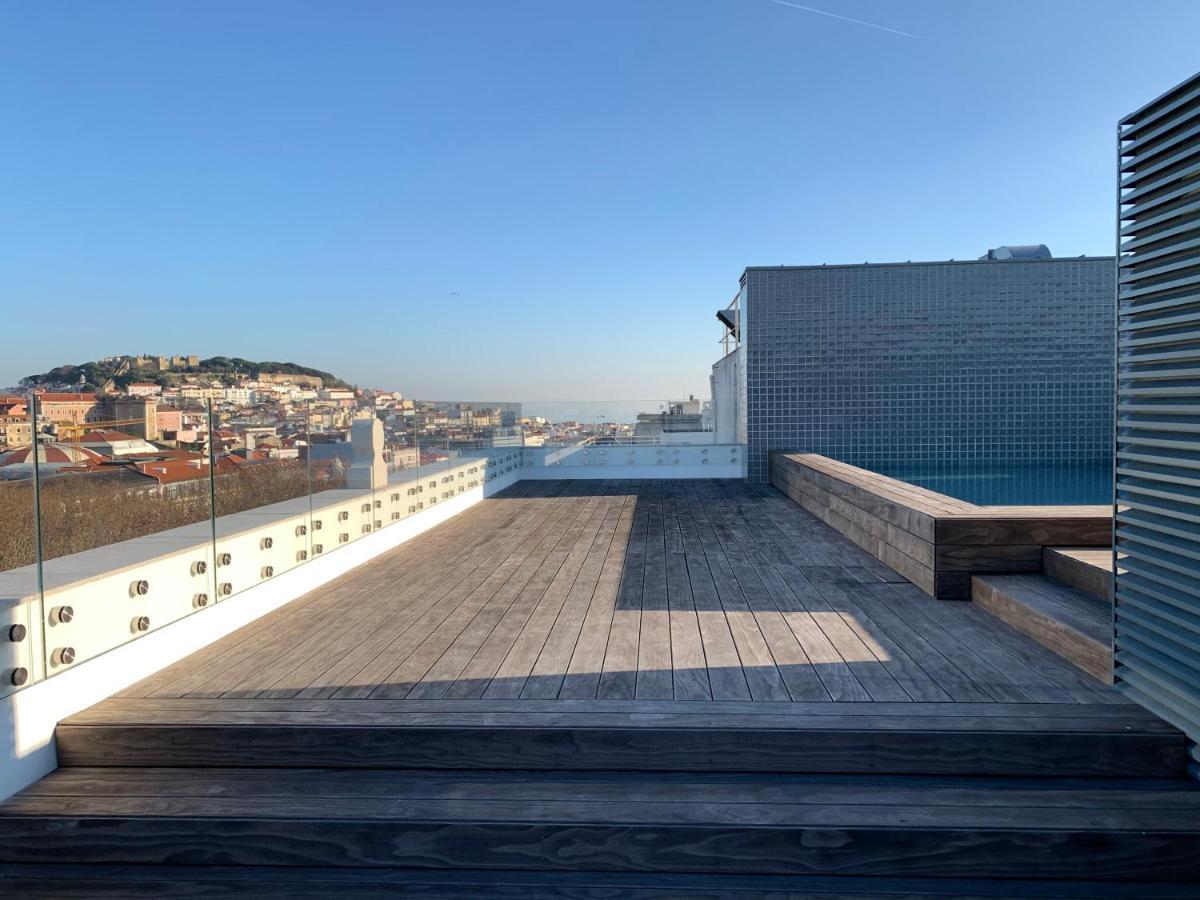 Apartamento New!! Luxury Avenida Da Liberdade Flat- With Rooftop And Pool Lisboa Exterior foto